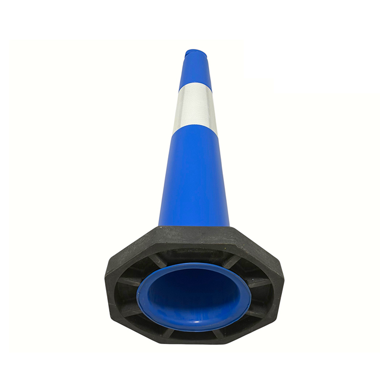 Cono Traffico Portatile T-TOP in PVC ad Alta Flessibilità per Perimetri di Costruzione