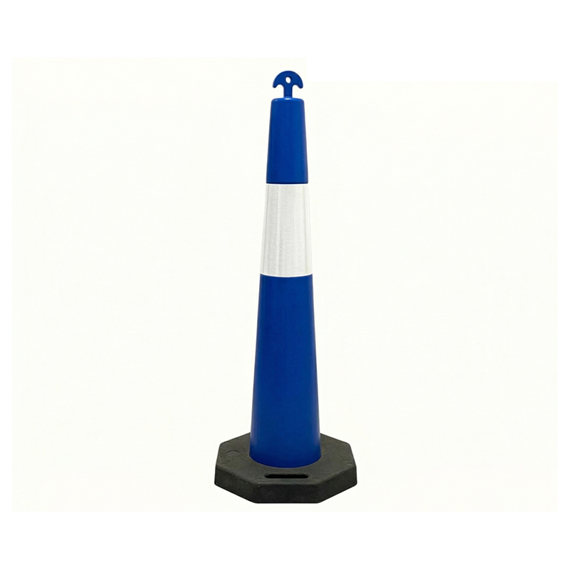 Cono Traffico Portatile T-TOP in PVC ad Alta Flessibilità per Perimetri di Costruzione