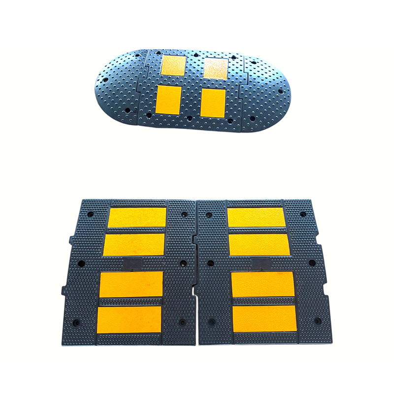 Dissuasori di velocità in gomma ad incastro modulari ad alta densità standard europeo