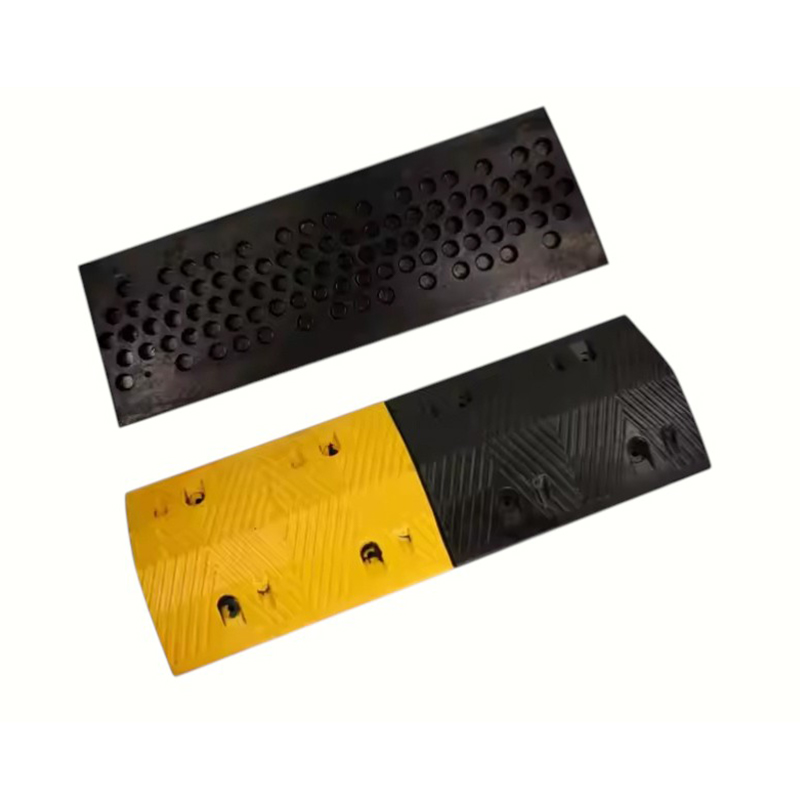 Limitatore di velocità in gomma riflettente a compressione per carichi pesanti da 1 metro
