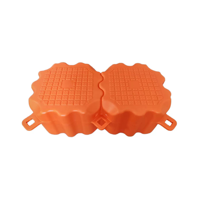 Doppio pontone galleggiante in HDPE
