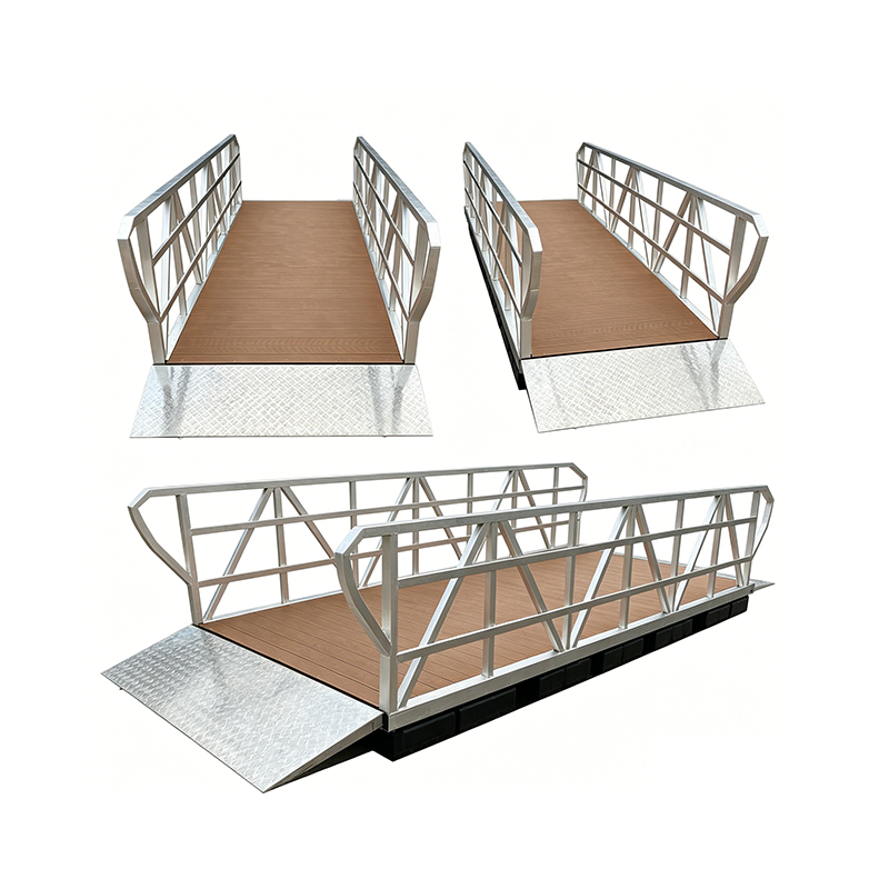 Decking per pontile galleggiante in WPC
