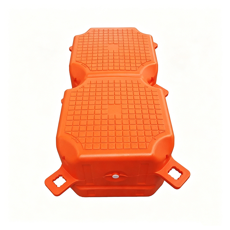 Doppio pontone galleggiante in HDPE