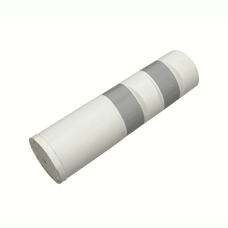 Paletto di segnalazione di sicurezza in plastica con bande riflettenti