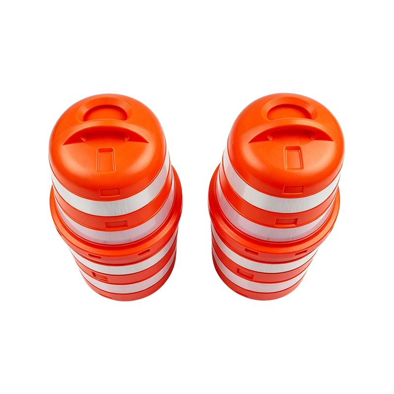 Two-Piece HDPE Traffic Drum with Large Top Handle