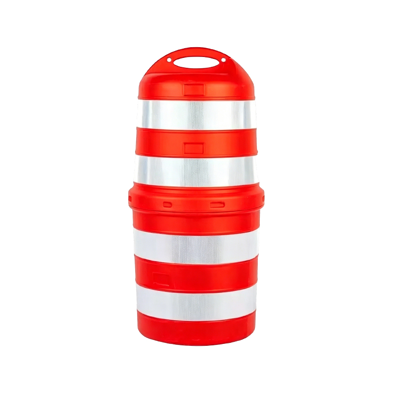 Two-Piece HDPE Traffic Drum with Large Top Handle