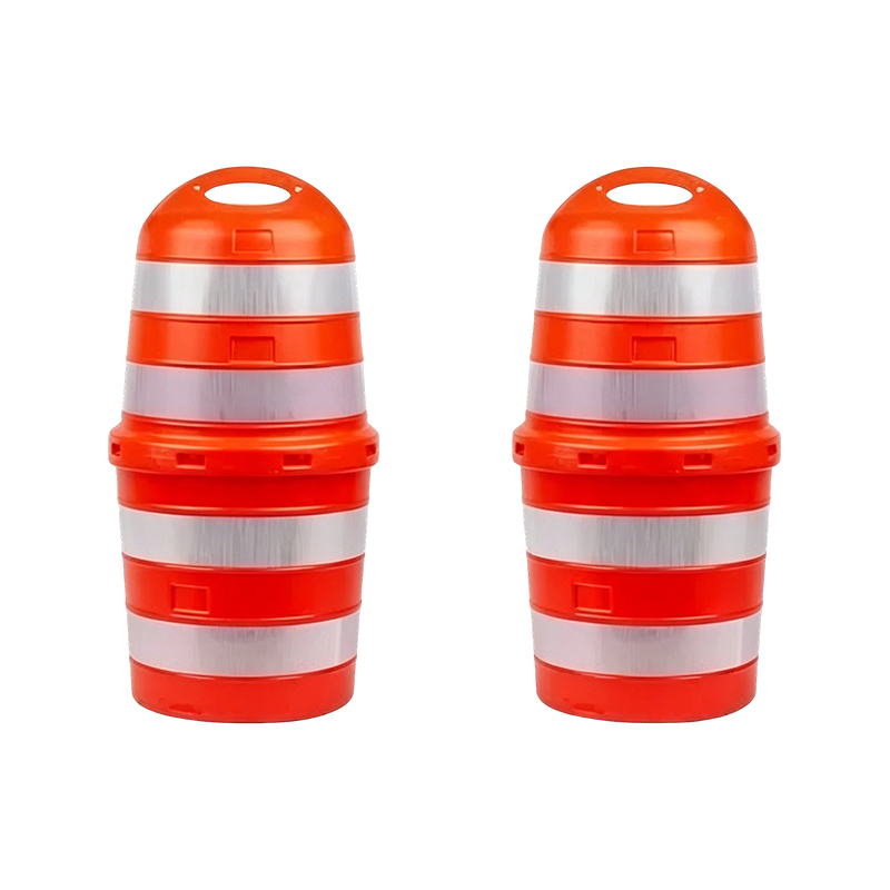 Two-Piece HDPE Traffic Drum with Large Top Handle