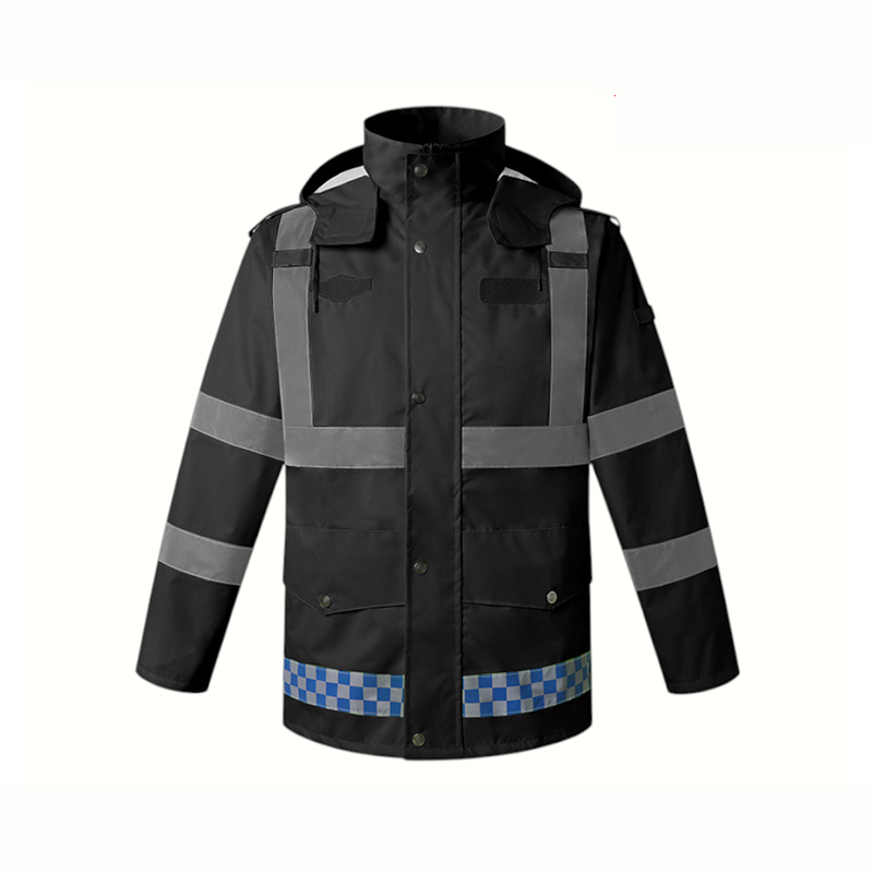 Giacca/pantaloni di sicurezza ad alta visibilità in tessuto Oxford