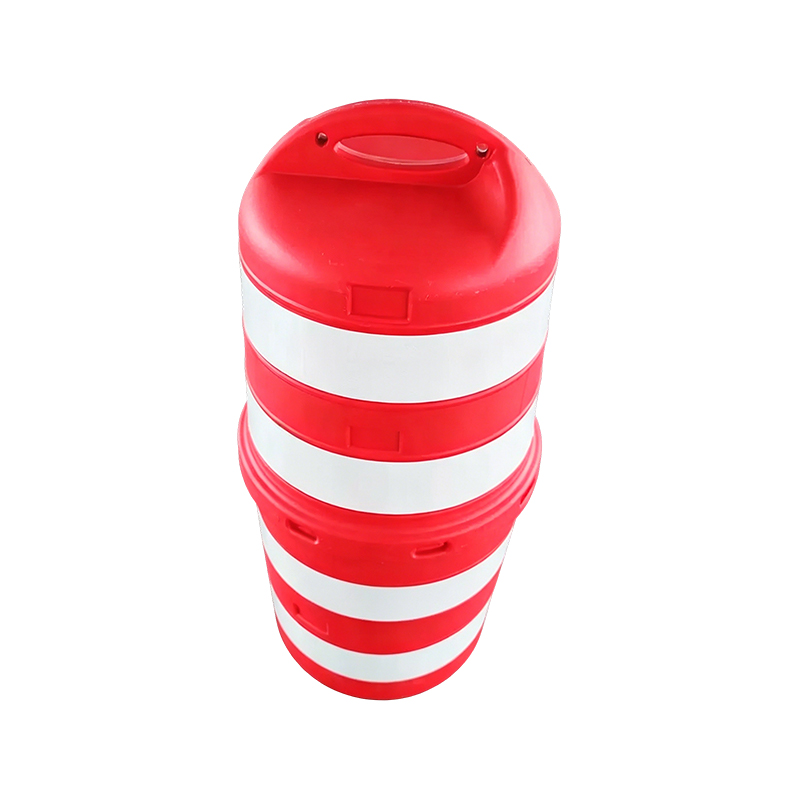 Two-Piece HDPE Traffic Drum with Large Top Handle