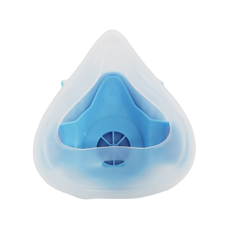 Maschera antigas in silicone con doppio filtro