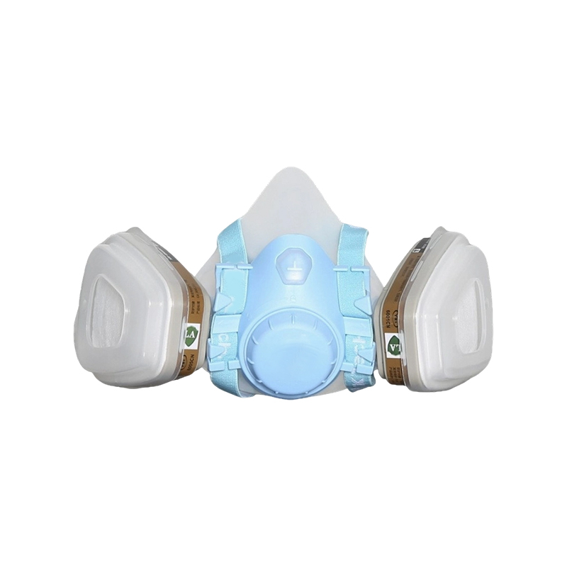 Maschera antigas in silicone con doppio filtro Maschera antigas in silicone con doppio filtro