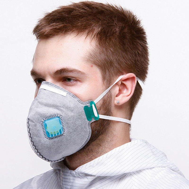 Maschera in tessuto non tessuto con polvere di carbone attivo KN95