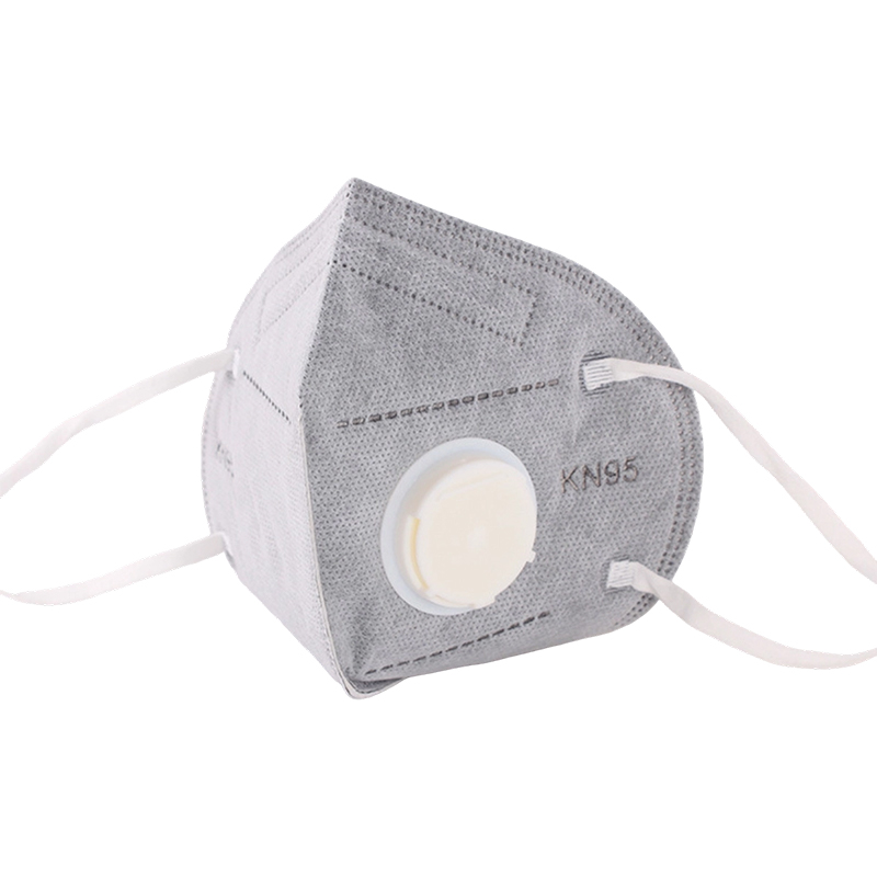 Maschera respiratoria al carbone attivo KN95 con valvola di respirazione