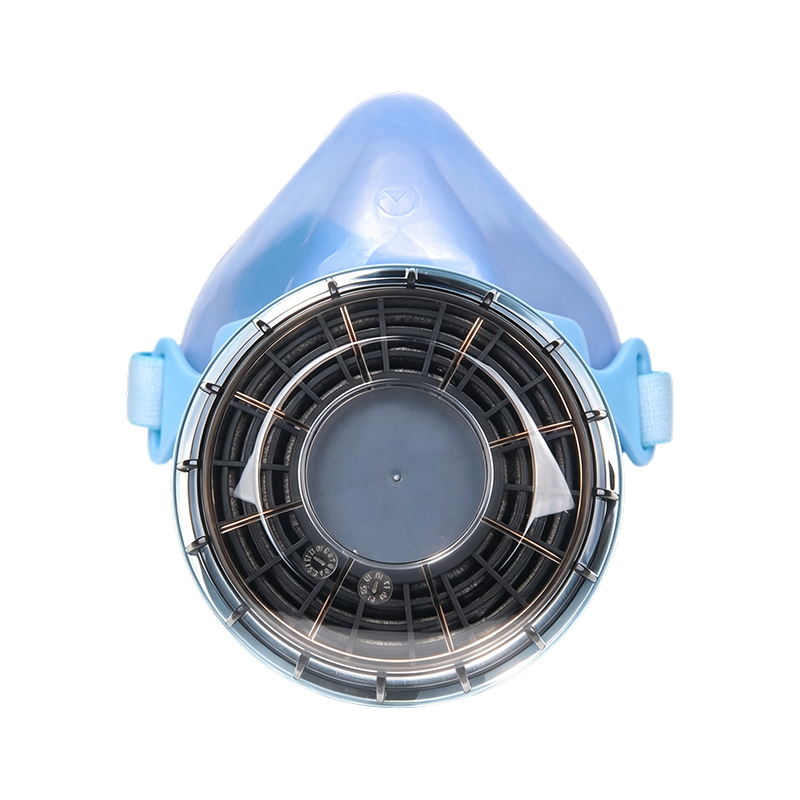 Respiratore in silicone per uso alimentare con purificazione dell'aria non alimentato