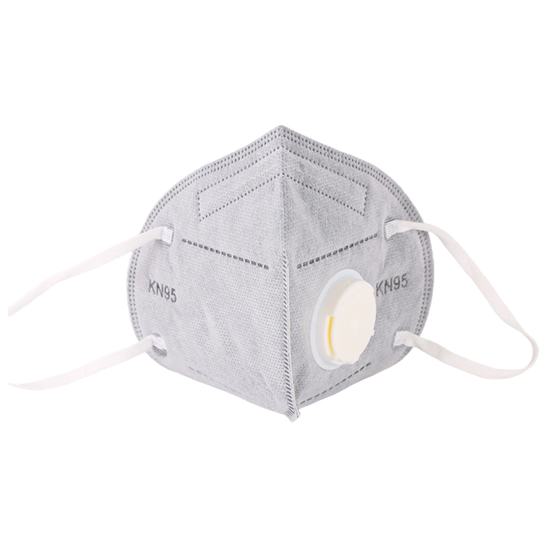 Maschera respiratoria al carbone attivo KN95 con valvola di respirazione