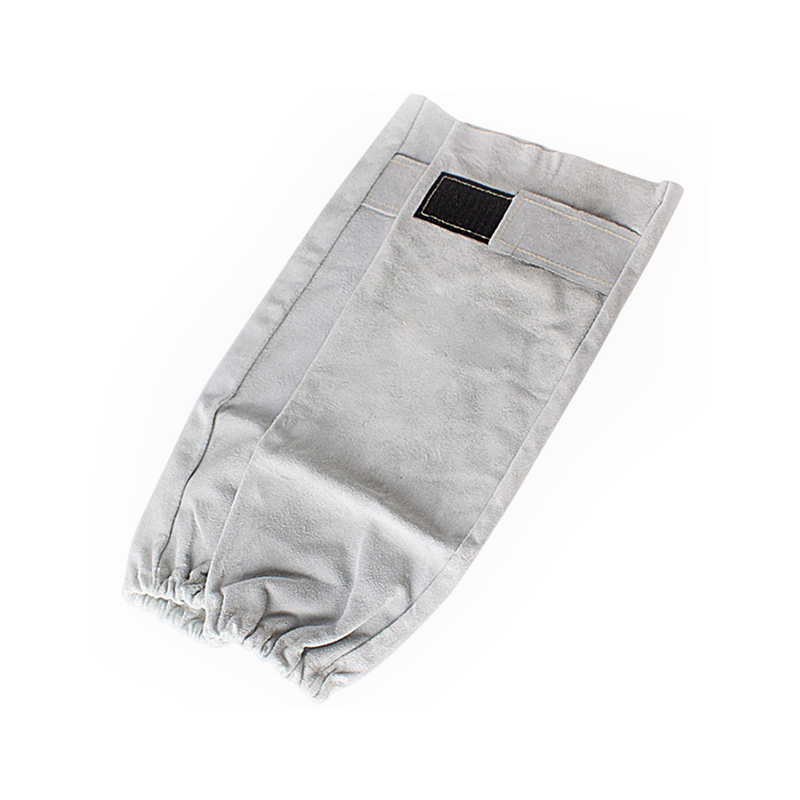 Maniche per saldatura in pelle di vacchetta cucita in Kevlar