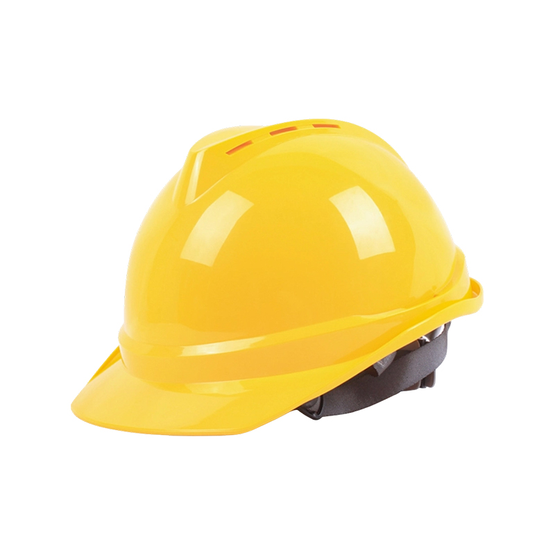 Casco di sicurezza industriale ventilato a forma di V