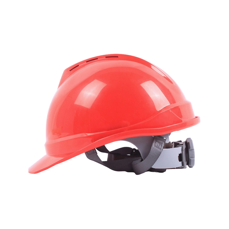 Casco di sicurezza industriale ventilato a forma di V