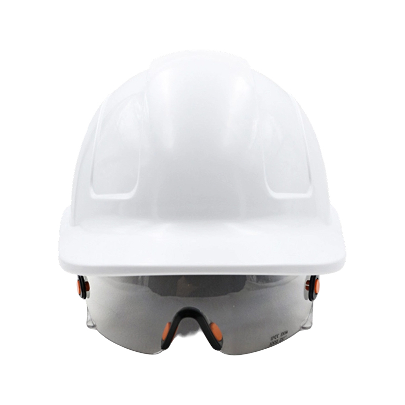 Casco maschera con visiera retrattile integrata