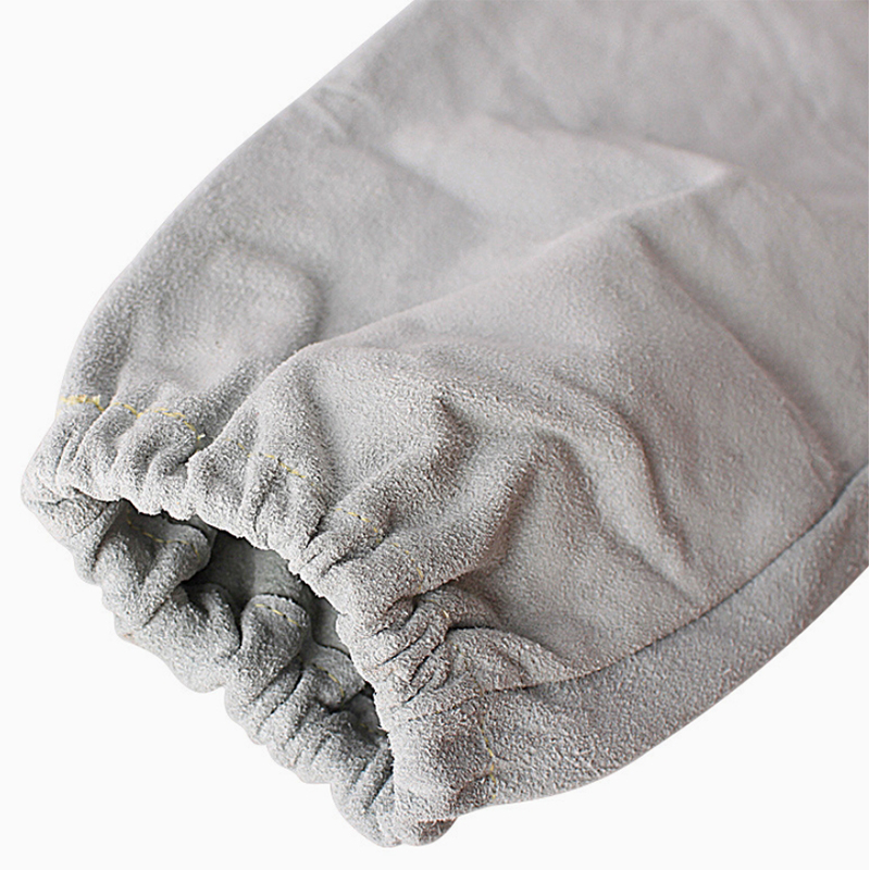 Maniche per saldatura in pelle di vacchetta cucita in Kevlar