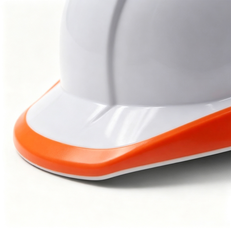 Casco di sicurezza industriale fluorescente ad alta visibilità
