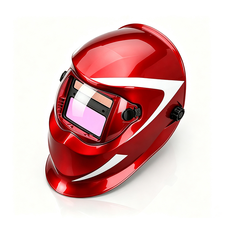 Casco per saldatura digitale ad oscuramento automatico solare con controlli touch screen