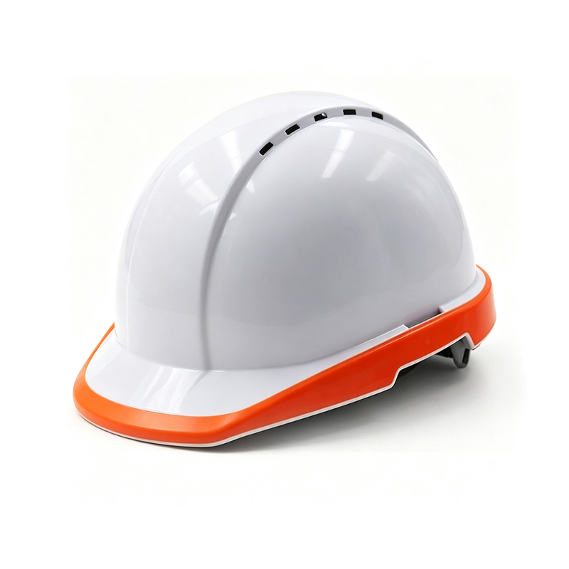 Casco di sicurezza industriale fluorescente ad alta visibilità