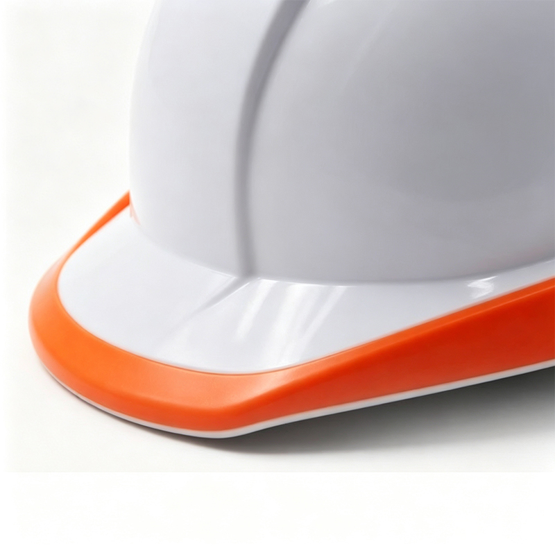 Casco di sicurezza industriale fluorescente ad alta visibilità