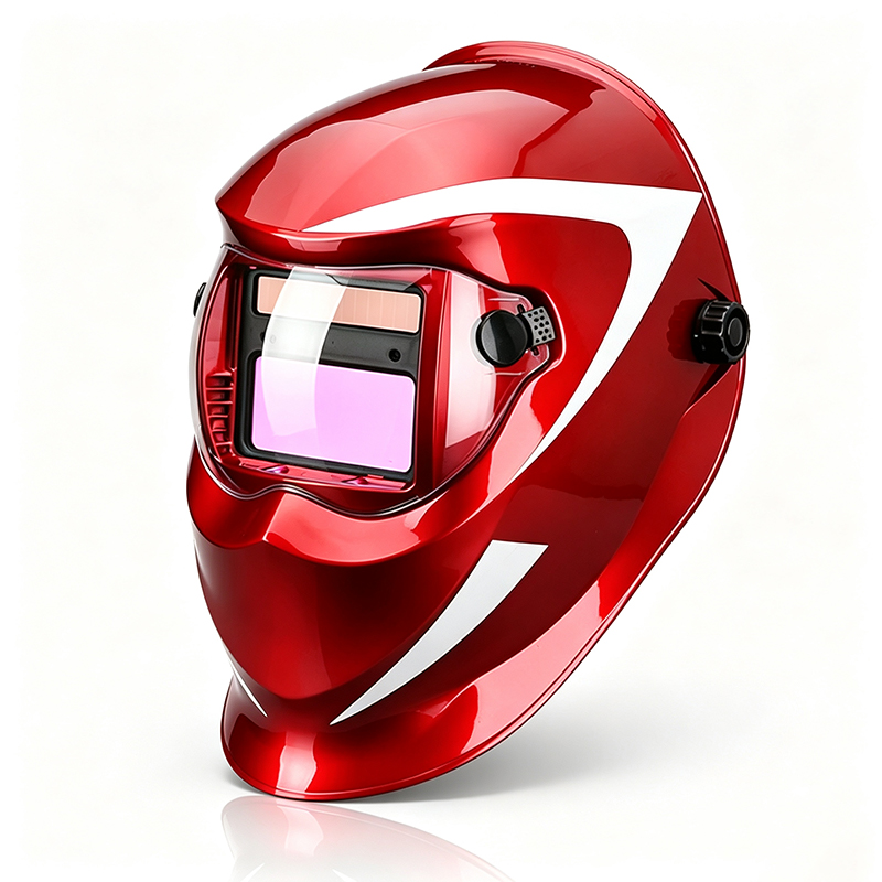 Casco per saldatura digitale ad oscuramento automatico solare con controlli touch screen