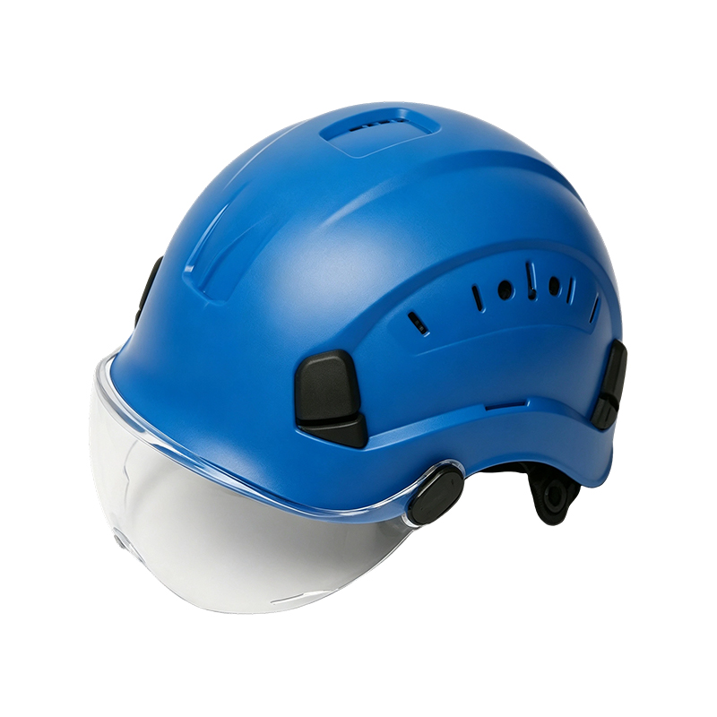 Casco maschera con visiera retrattile integrata