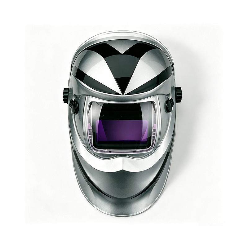Casco per saldatura digitale ad oscuramento automatico solare con controlli touch screen