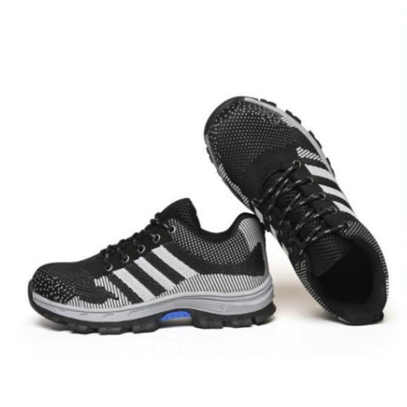 Scarpe antinfortunistiche traspiranti con punta in acciaio non tessuto