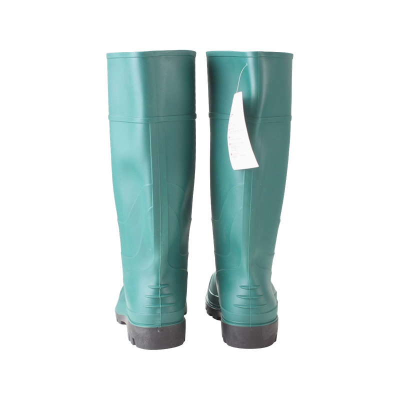 Stivali da pioggia industriali in PVC verde opaco