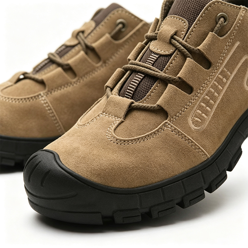 Scarpe antinfortunistiche in pelle scamosciata di gomma antiperforazione Kevlar