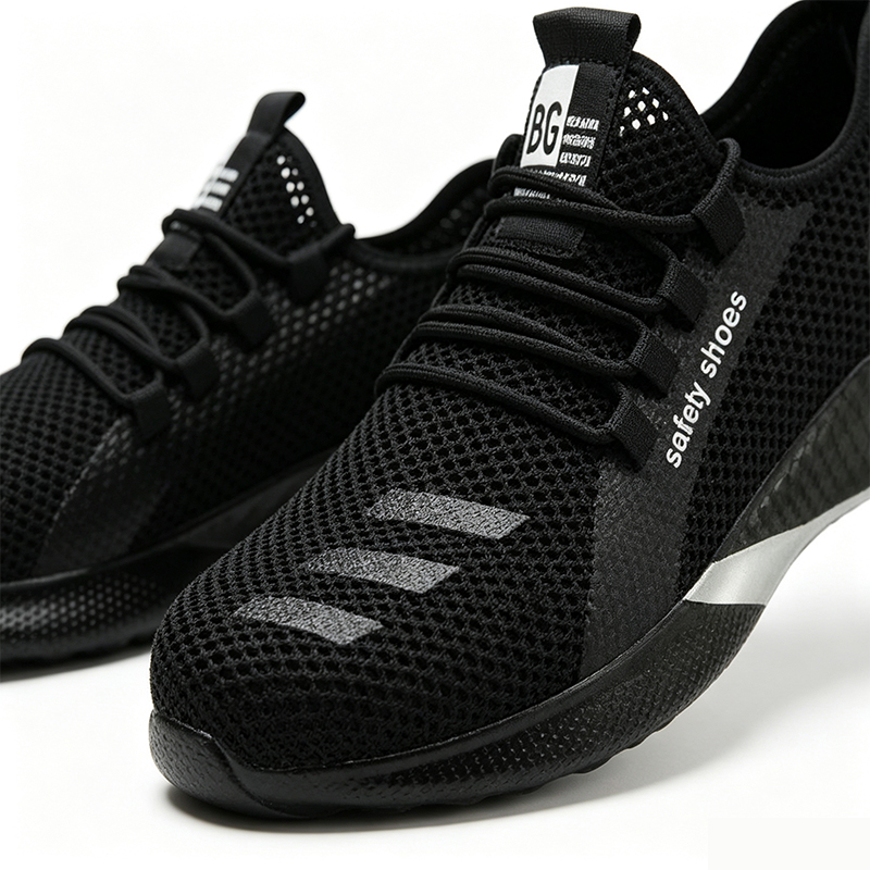 Scarpe antinfortunistiche in tessuto non tessuto traspiranti ultraleggere