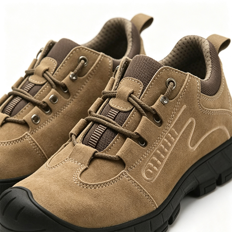 Scarpe antinfortunistiche in pelle scamosciata di gomma antiperforazione Kevlar