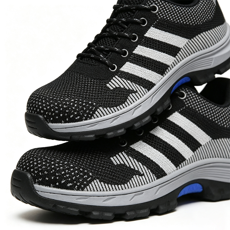 Scarpe antinfortunistiche traspiranti con punta in acciaio non tessuto
