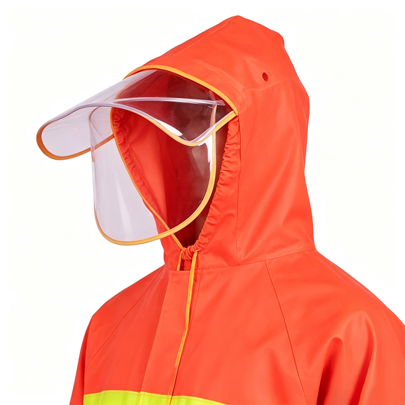 Impermeabile stile cappotto lungo saldato senza cuciture